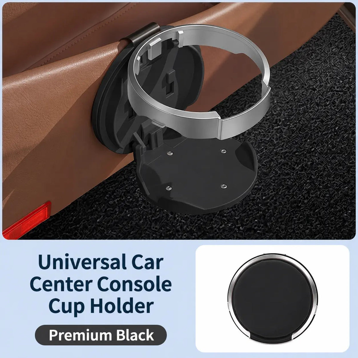 Car Seat Headrest Cup Holder with Hooks