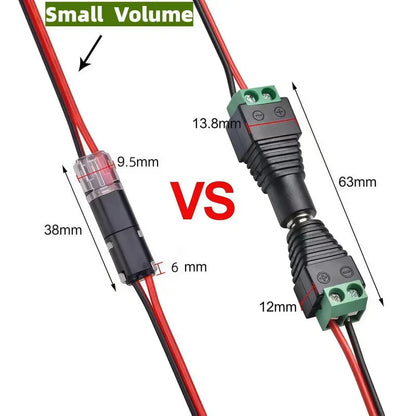 🔥🔥LED Light Strip 2-Pin Connectors – Solderless Plug-in Design