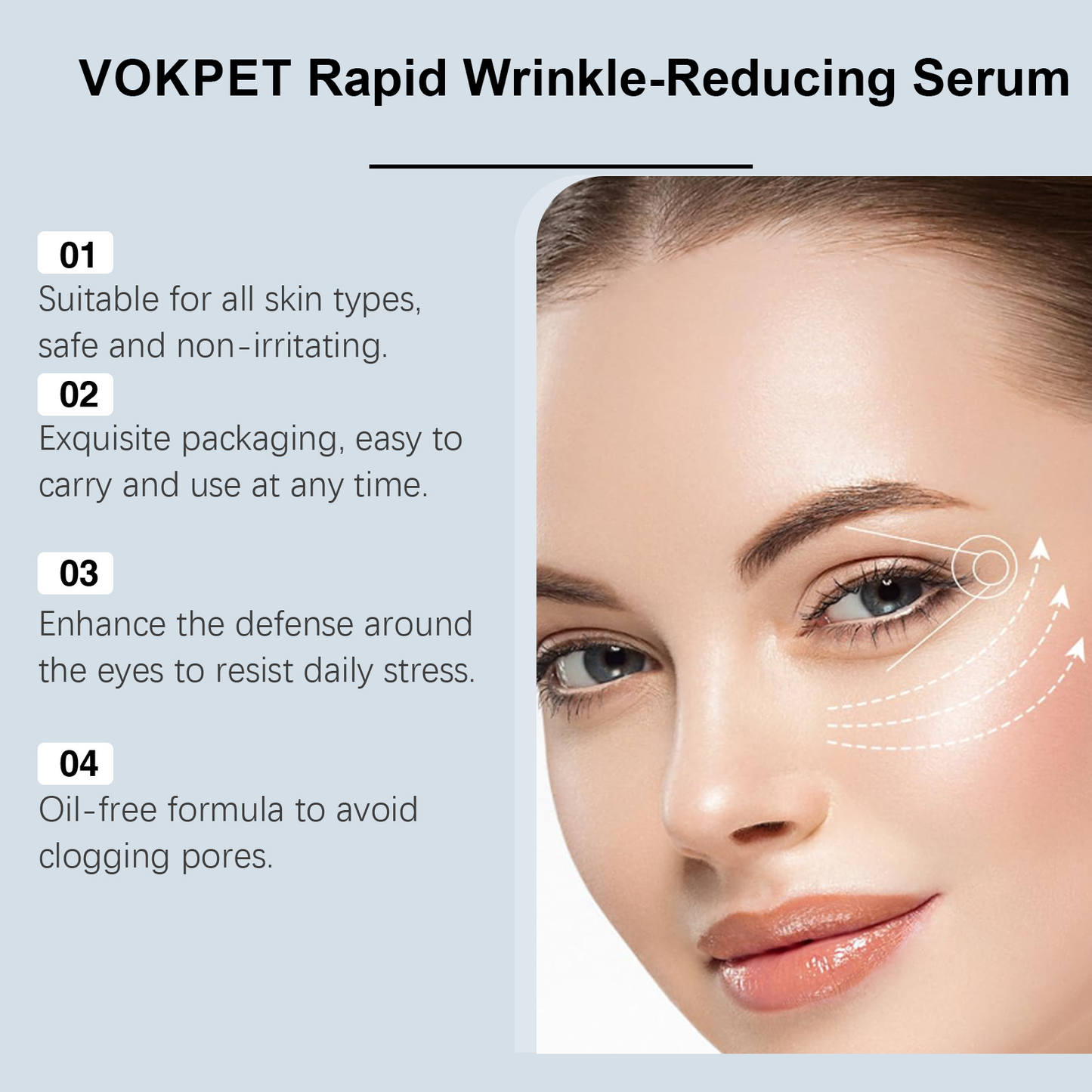 Vokpet™ Instant Face Temporary Tightener – Instant visible results in 30 seconds