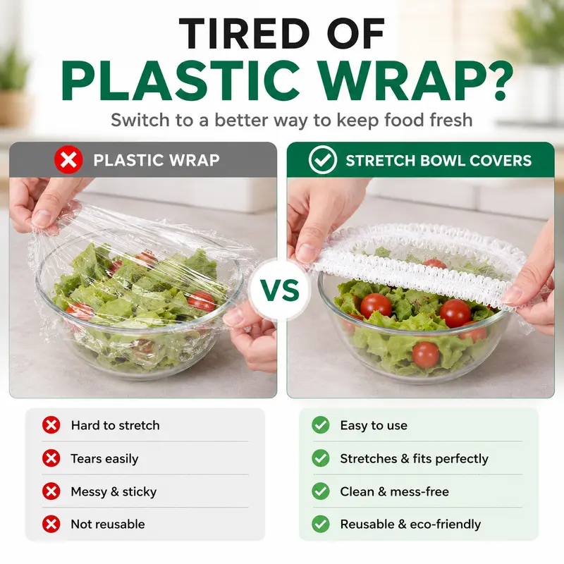 🔥🔥2026 SALE - Disposable Stretch Food Covers Keep Your Food Fresh, Clean & Protected Every Day