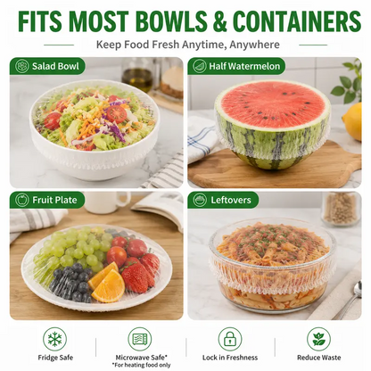 🔥🔥2026 SALE - Disposable Stretch Food Covers Keep Your Food Fresh, Clean & Protected Every Day