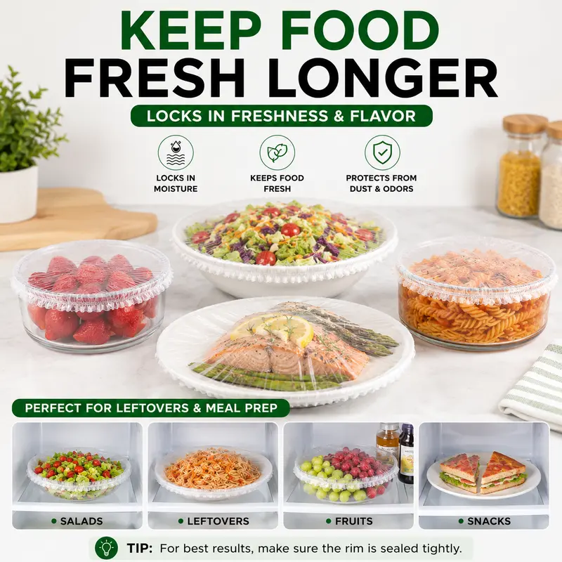 🔥🔥2026 SALE - Disposable Stretch Food Covers Keep Your Food Fresh, Clean & Protected Every Day