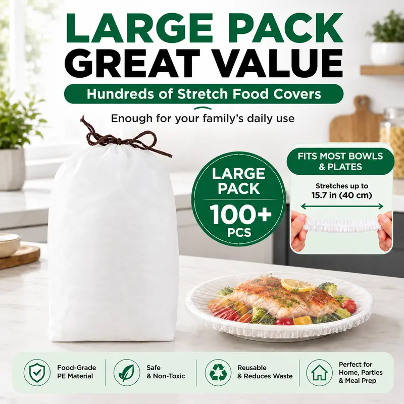 🔥🔥2026 SALE - Disposable Stretch Food Covers Keep Your Food Fresh, Clean & Protected Every Day