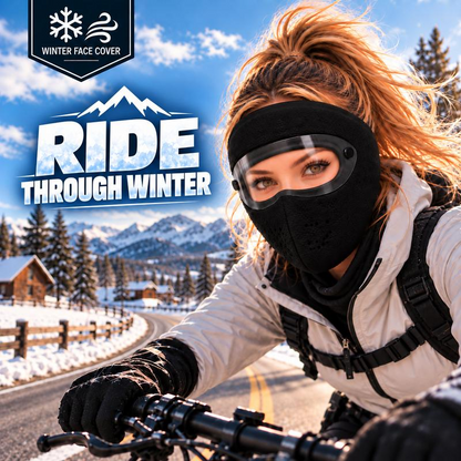 ❄️Winter Thermal Face Mask with Detachable Goggles – Windproof Fleece Balaclava for Skiing, Cycling & Outdoor Activities🥽
