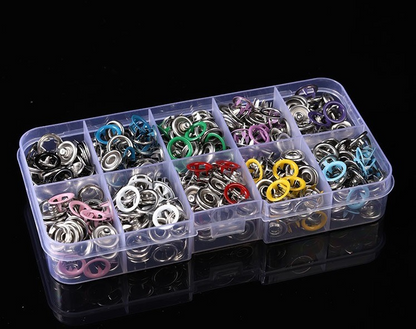 No-Sew Snap Button Repair Kit – Easy Clothing Fixes with Pliers Included!