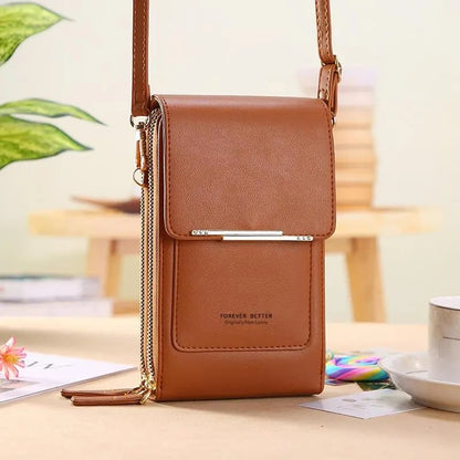 👜Elegant Touchscreen Crossbody Phone Wallet📱