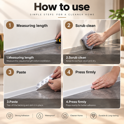 16.4Ft Door Weather Stripping | Adhesive Draft Stopper Seal Strip for Doors, Windows & Shower Doors
