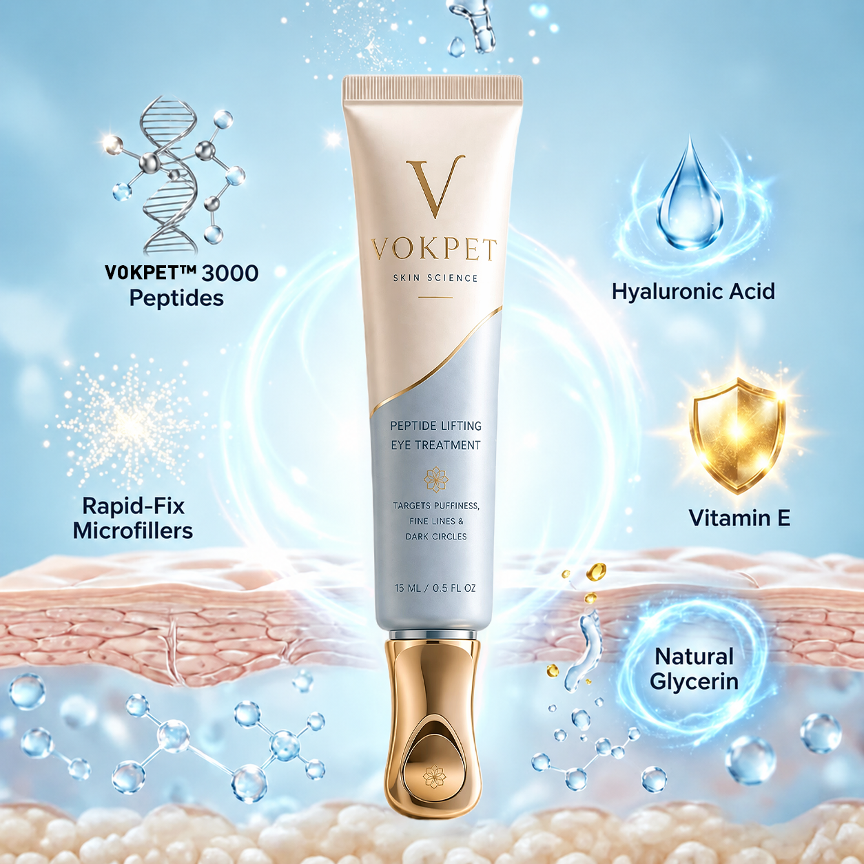 Vokpet™ Instant Face Temporary Tightener – Instant visible results in 30 seconds