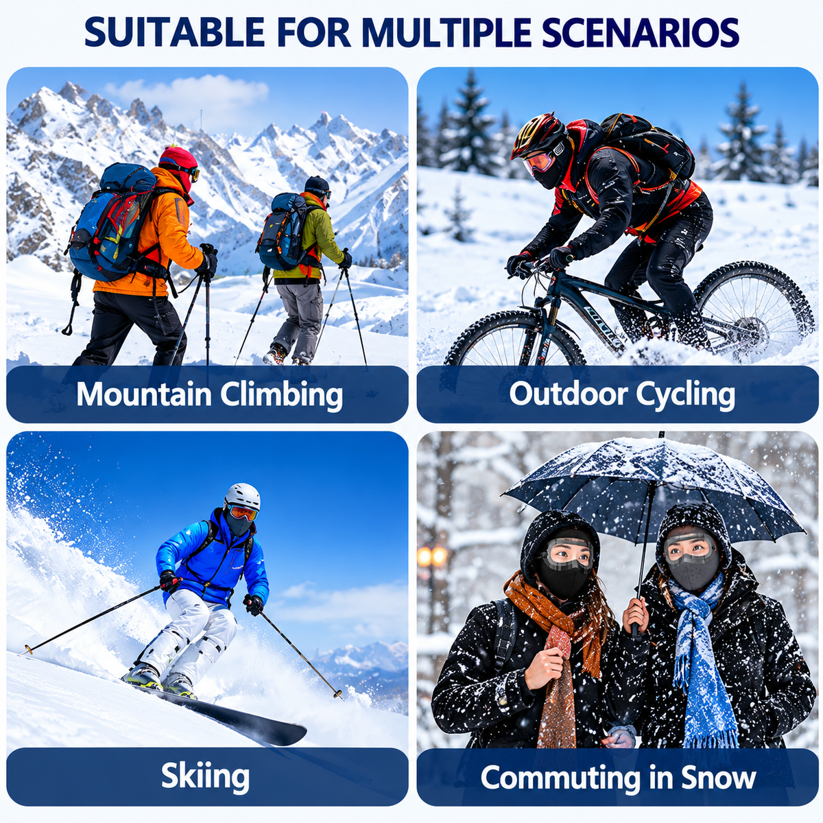 ❄️Winter Thermal Face Mask with Detachable Goggles – Windproof Fleece Balaclava for Skiing, Cycling & Outdoor Activities🥽