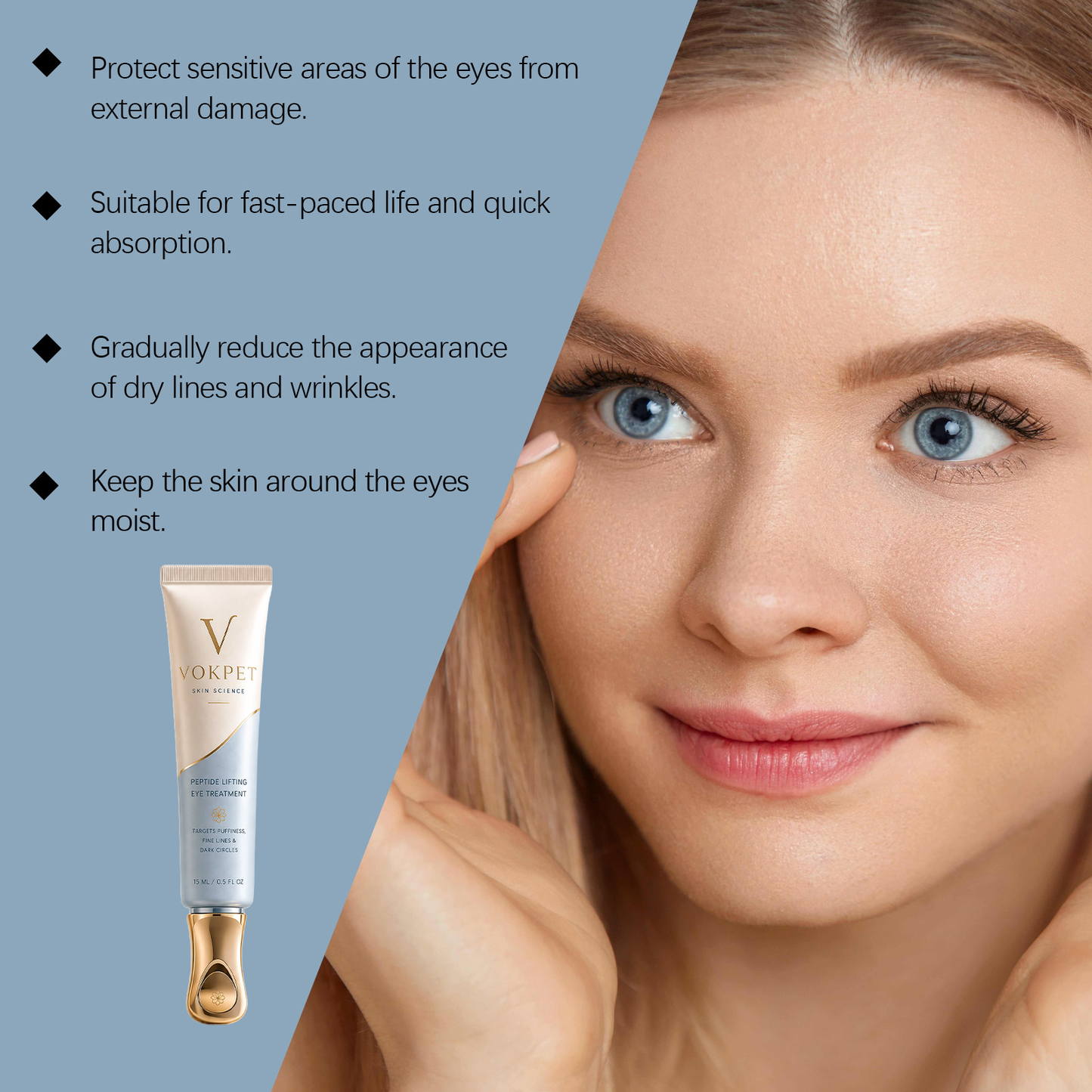 Vokpet™ Instant Face Temporary Tightener – Instant visible results in 30 seconds