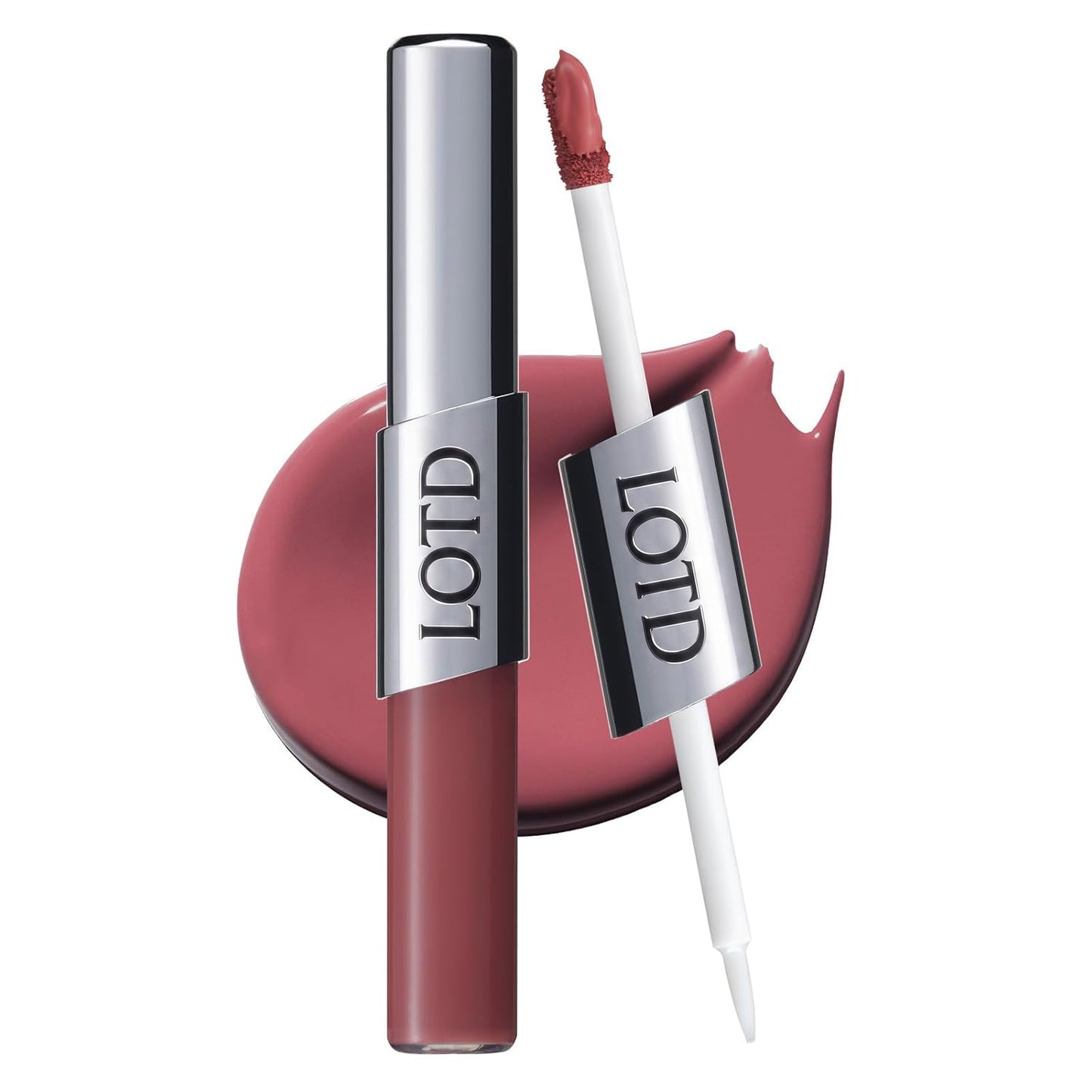 2-in-1 Dual Finish Lip Tint — Matte Velvet & Glass Gloss In One