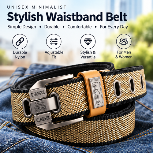 The Perfect Everyday Belt for Men & Women — Simple, Strong & Stylish.