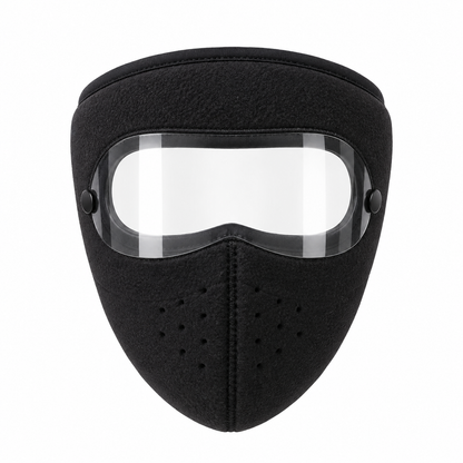 ❄️Winter Thermal Face Mask with Detachable Goggles – Windproof Fleece Balaclava for Skiing, Cycling & Outdoor Activities🥽