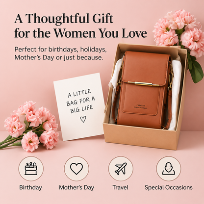 👜Elegant Touchscreen Crossbody Phone Wallet📱