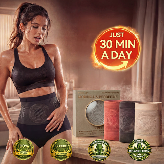 Vokpet Moringa & Berberine 4-In-1 Micro-Particle Sculpting & Fat-Burn Shorts