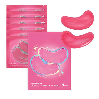 [NEW]  ✨PDRN Pink Collagen Jelly Eye Mask｜Korean Hydrogel Eye Patches Depuff Tired Eyes & Smooth Fine Lines With PDRN+Collagen+NAD