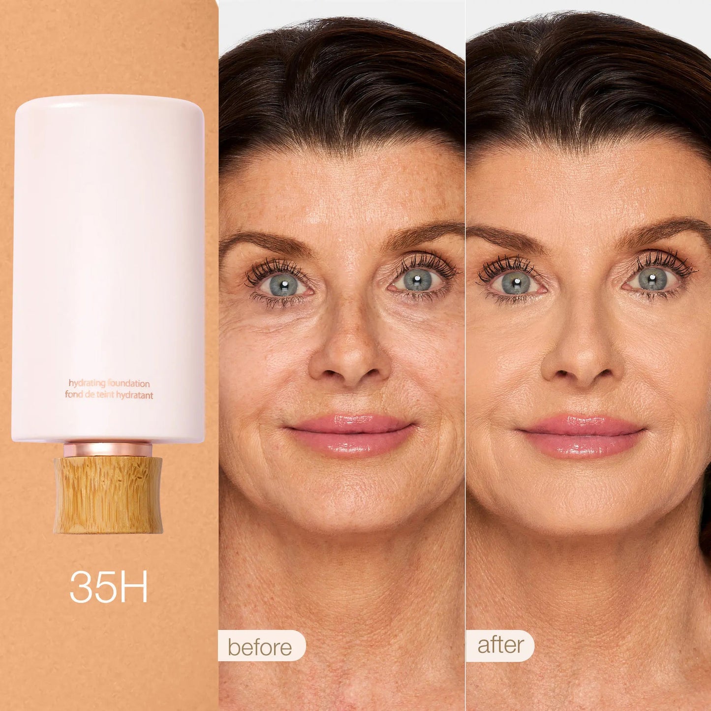 Limited Time BOGO Free🔥 Hydrating Foundation & Brush - Full Coverage Base + Free Buffing Brush