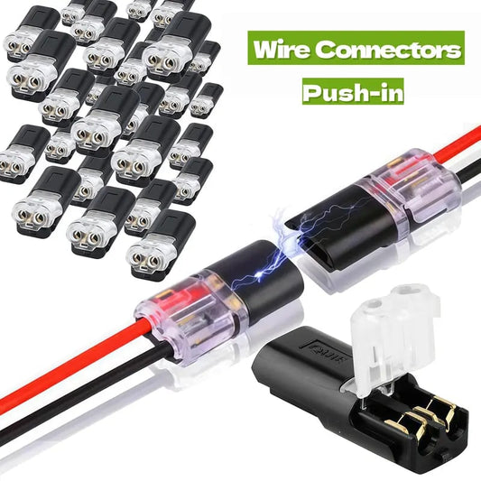 🔥LED Light Strip 2-Pin Connectors – Solderless Plug-in Design