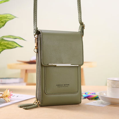 👜Elegant Touchscreen Crossbody Phone Wallet📱
