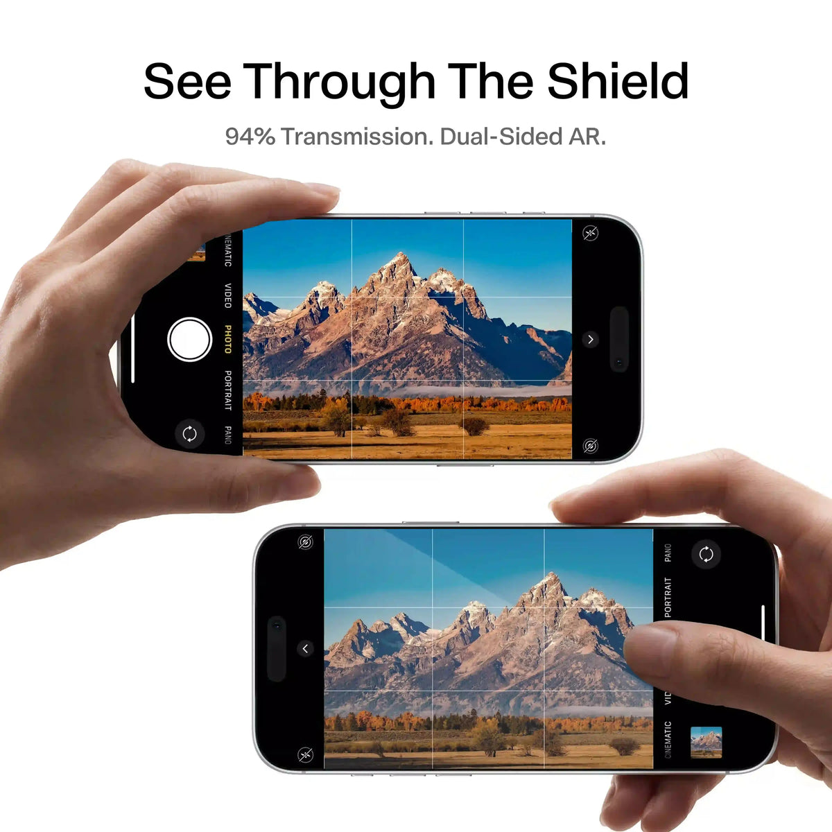 9H+ Tempered Glass Camera Lens & Module Protector for iPhone 17-18 Series – Shatterproof Cosmic Orange