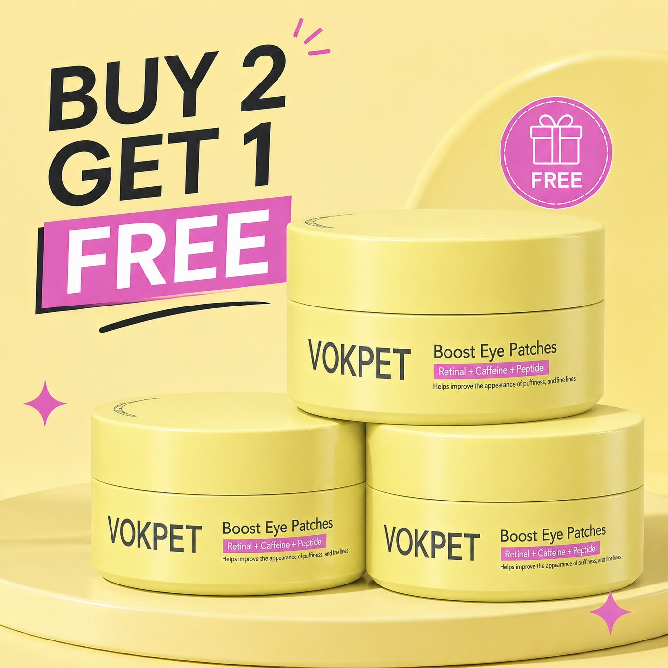BUY 2 GET 1 FREE