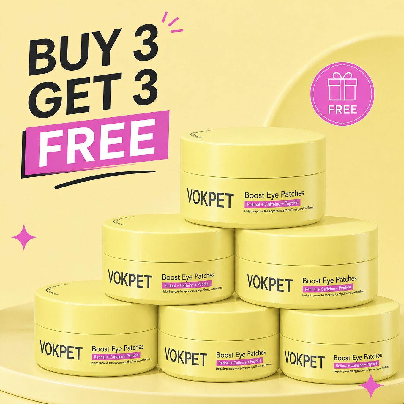BUY 3 GET 3 FREE