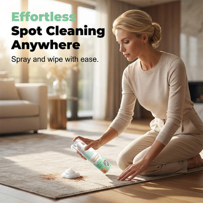 Waterless Carpet Foam Cleaner with Towel – Clean Anywhere Easily