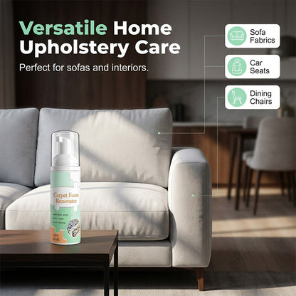 🔥Limited Time Promotion 50% OFF🔥 Instant Water‑Free Foam Stain Remover with Towel, Powerful No‑Rinse Cleanser for Carpets, Upholstery & Home Fabrics🧼